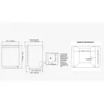 Samsung Lavaplatos de acero inoxidable empotrable de 24" dw80cg4021